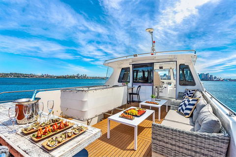 Vivid 90-Minute Sydney Harbour Intimate Catamaran Cruise With Canapes - Perisher Accommodation 2