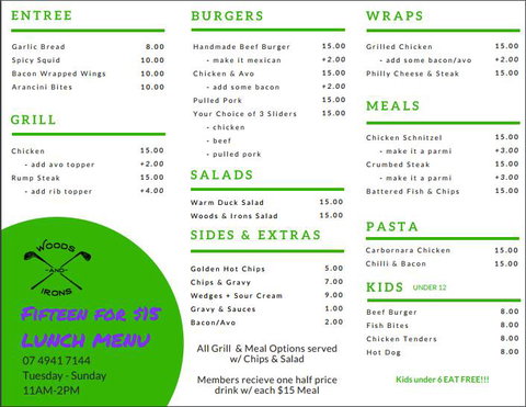 Woods And Irons Restaurant @ The Moranbah Golf Club - Perisher Accommodation 4