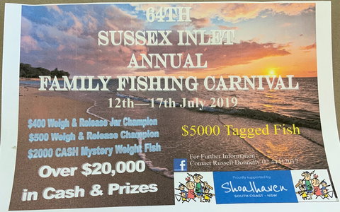 The Sussex Inlet Annual Family Fishing Carnival - Perisher Accommodation 0
